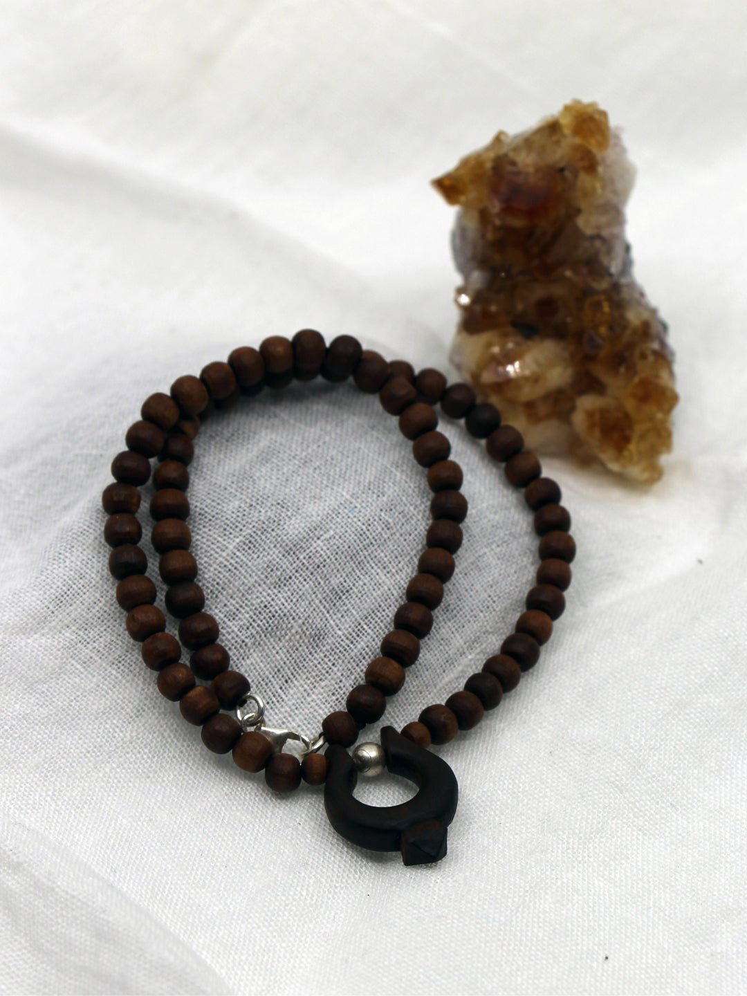 Tulsi Mala mit Silber