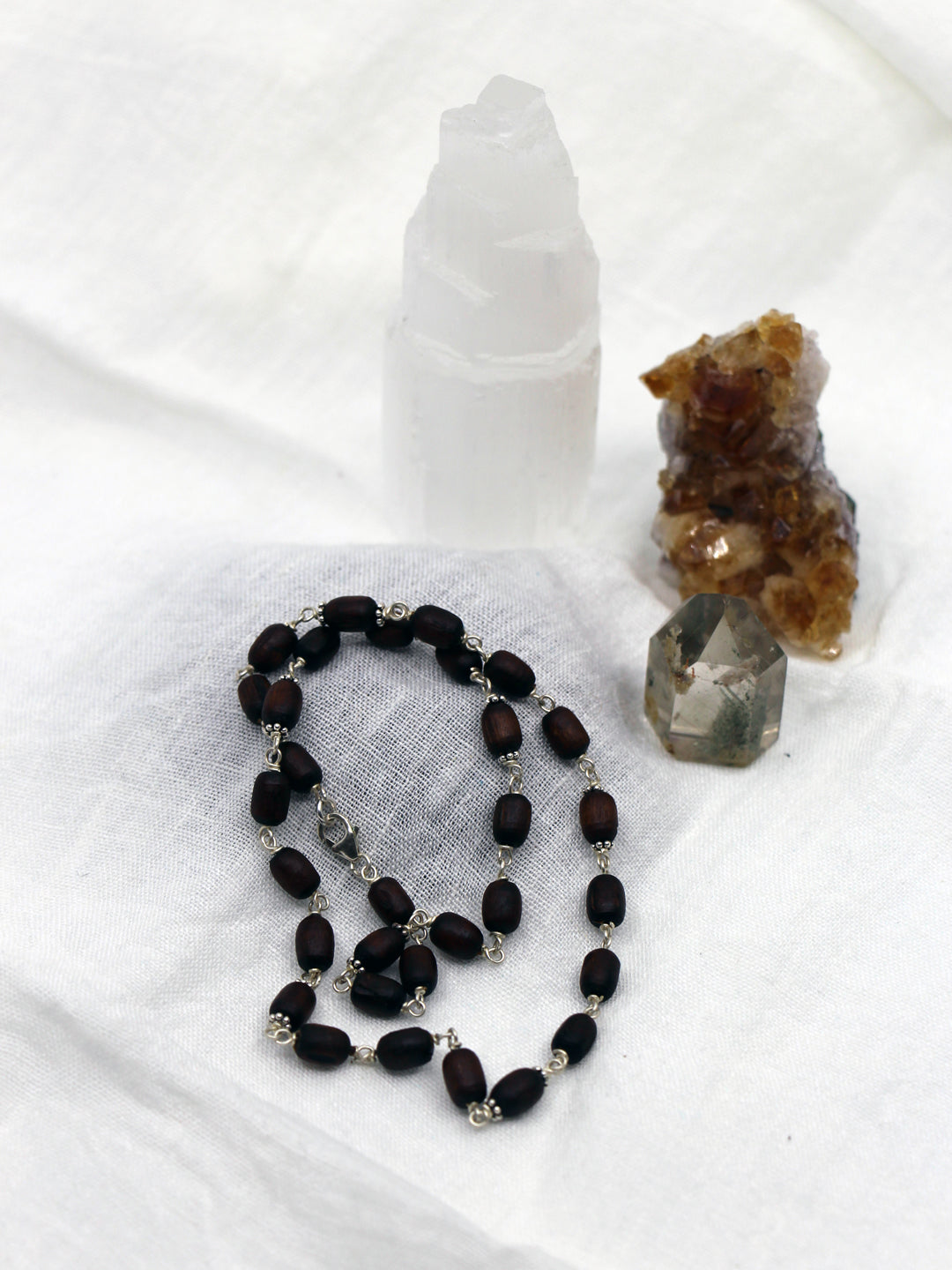 Tulsi Mala mit Silber
