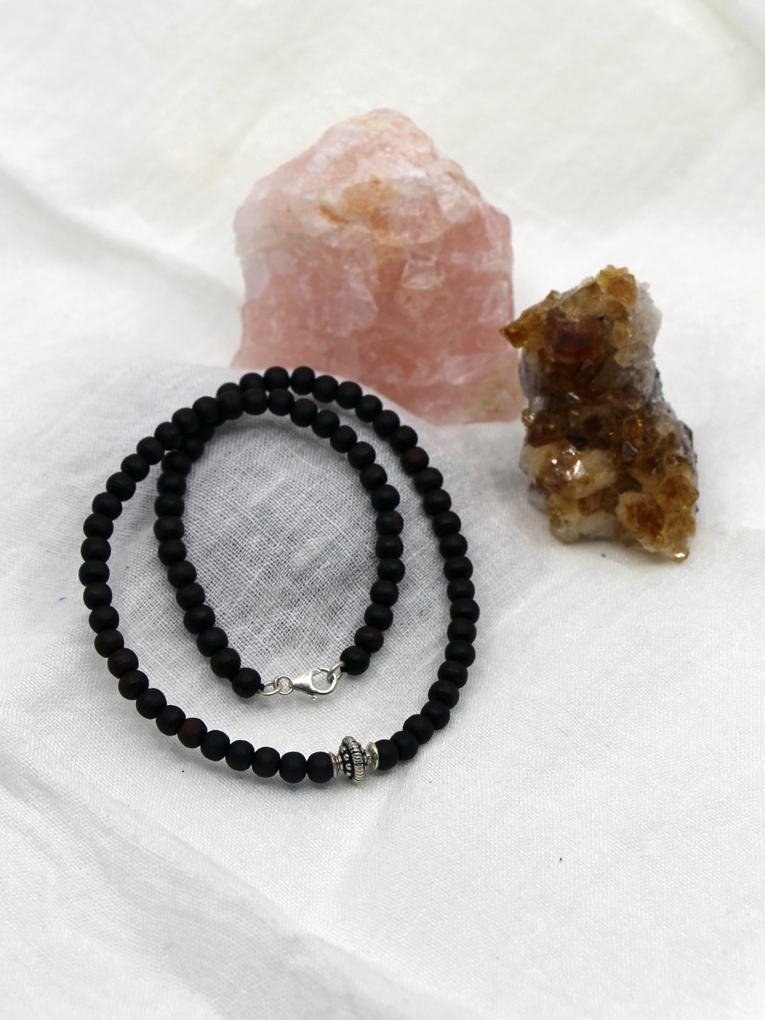 Tulsi Mala mit Silber