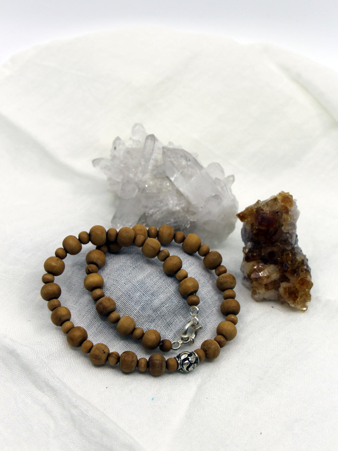 Tulsi Mala mit Silber