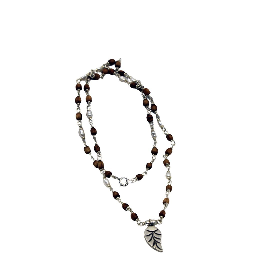 Tulsi Mala mit Perlen